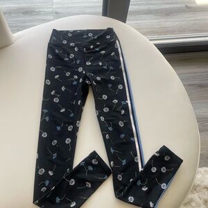 The Upside x Soul Cycle Floral Print Leggings - Black